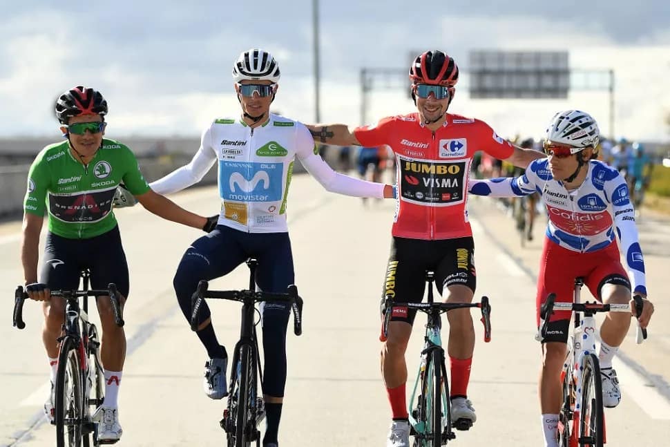 Ciclistas durante la Vuelta a España